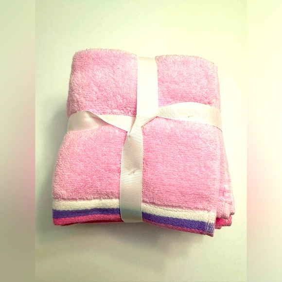 8pc TOMMY BAHAMA Kids 100% Cotton Bath Towel Set - Daniele Di - Pink/Purple - Picture 9 of 11